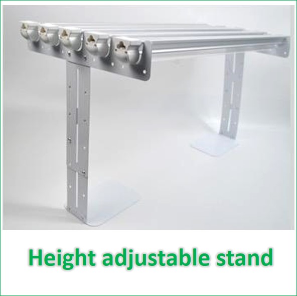 height adjustable clips for 5 tube FDGH